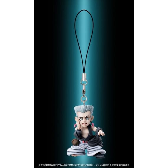 JoJo's Bizarre Adventure: Stardust Crusaders Mini figures Set Chozo Mascot Strap Collection Blind Box (6)