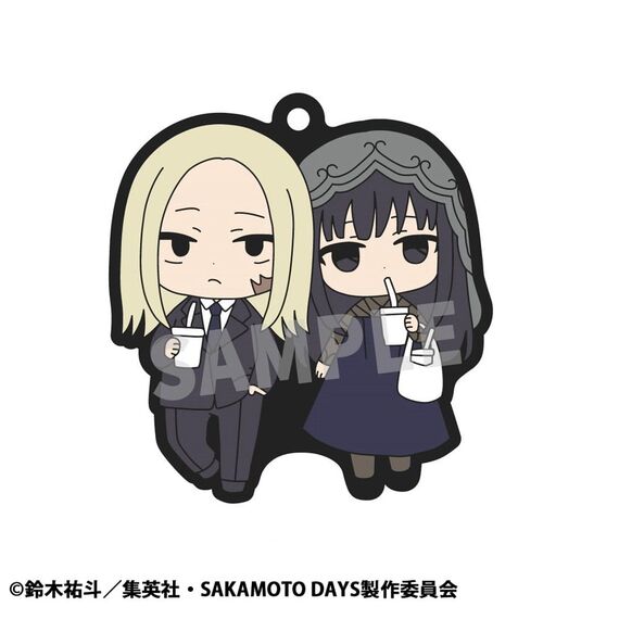 Sakamoto Days Rubber Mascot Buddycolle Rubber Charms Vol. 2 7 cm Assortment (6)