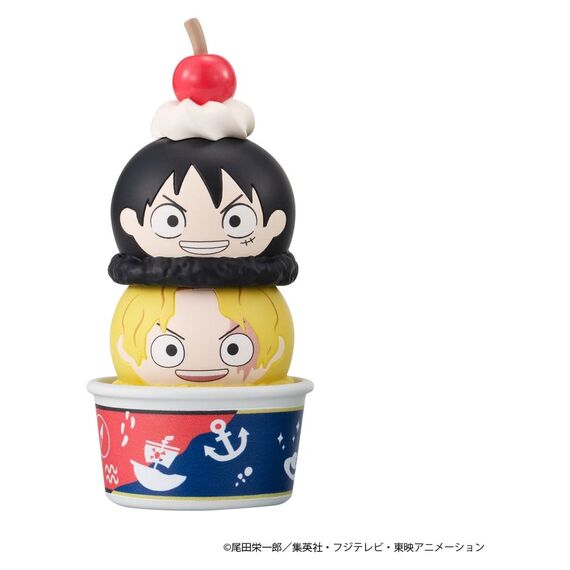 One Piece Tsumichen Stack up & Change Trading Figure 6-Pack 8 cm (with gift)