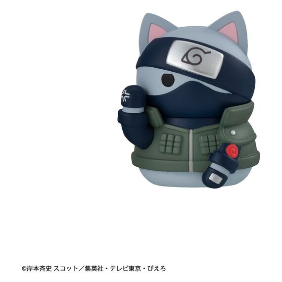 Naruto Mega Cat Project Minifigures 3 cm Nyaruto! Cats of Konoha Village Reboot Blind Box Display (8) (Repeat)