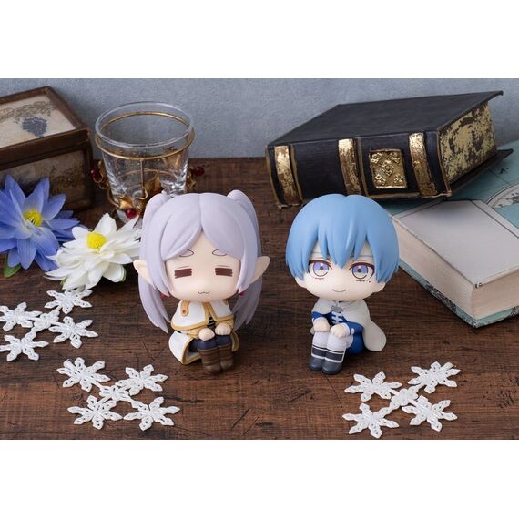 Frieren: Beyond Journey's End Look Up PVC Statues Droopy Face Ver. & Himmel 11 cm (with gift)
