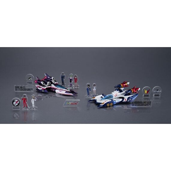 Future GPX Cyber Formula Vehicles 2-Pack vAsurada AKF-0/G spiral boost mode & OGRE AN-21 super Aero boost mode Set Heritage Edition 9 cm