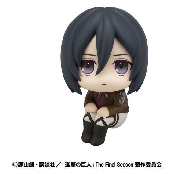 Attack on Titan Look Up PVC Statues Levi Cleaning up Ver. & Mikasa Ackerman (with gift) 11 cm