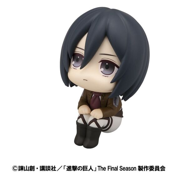 Attack on Titan Look Up PVC Statues Levi Cleaning up Ver. & Mikasa Ackerman (with gift) 11 cm