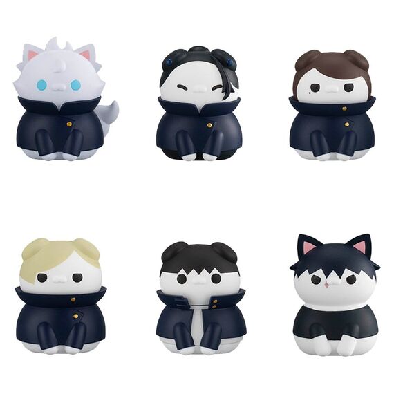 Jujutsu Kaisen Mega Cat Project Jujutsu Cats Hidden Inventory/Premature Death Ver. Mini Figures 3 cm Blind Box Display (8) (Repeat)