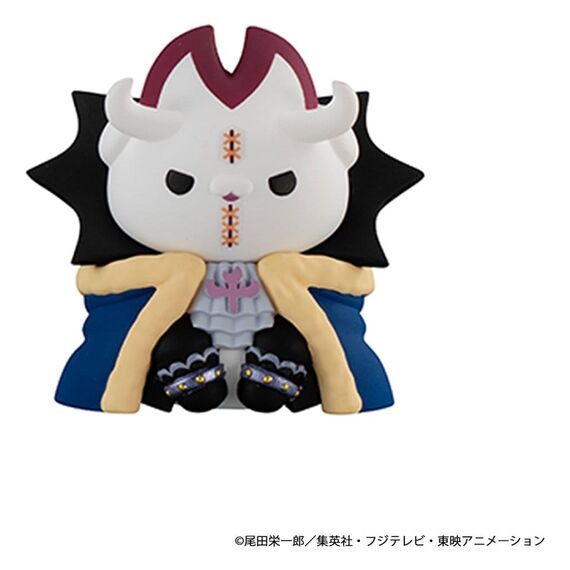 One Piece Mega Cat Project Nyan Piece Nyan! Luffy & the Seven Warlords of the Sea Mini Figures 3 cm Blind Box Display (8) (Repeat)