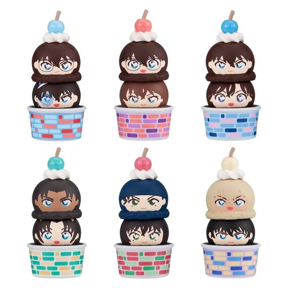 Detective Conan Tsumichen Stack up & Change Mini Figures 8 cm Blind Box Assortment (6)