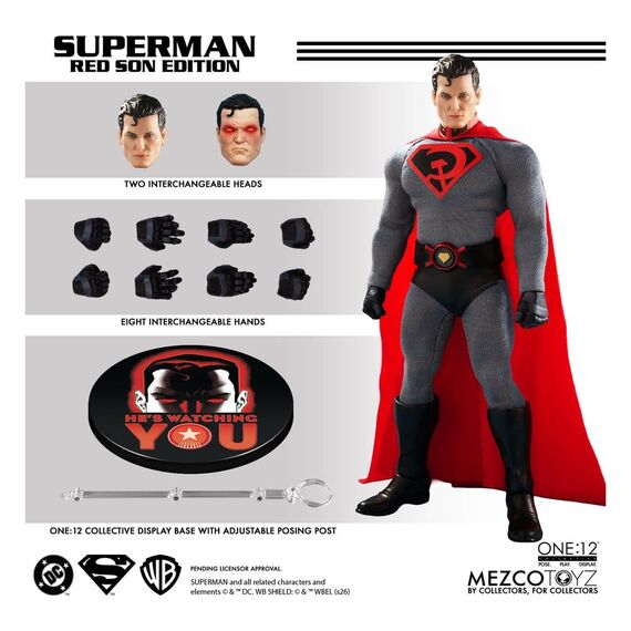 DC Comics One:12 Collective Action Figure 1/12 Superman: Red Son 17 cm