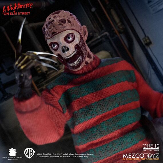 Nightmare On Elm Street Action Figure 1/12 Freddy Krueger 17 cm