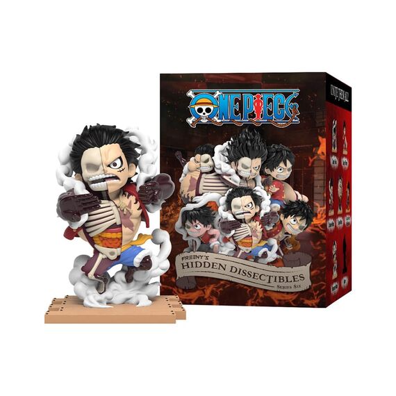 One Piece Blind Box Hidden Dissectibles Series 6 (Luffy Gear's) Display (6)