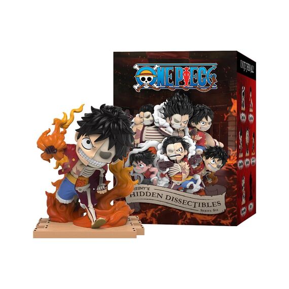 One Piece Blind Box Hidden Dissectibles Series 6 (Luffy Gear's) Display (6)
