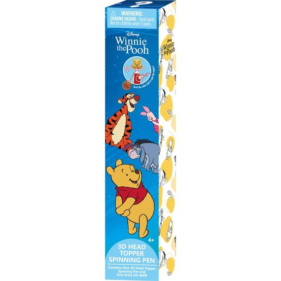 Winnie-the-Pooh 3D Head Topper Spinning Pen