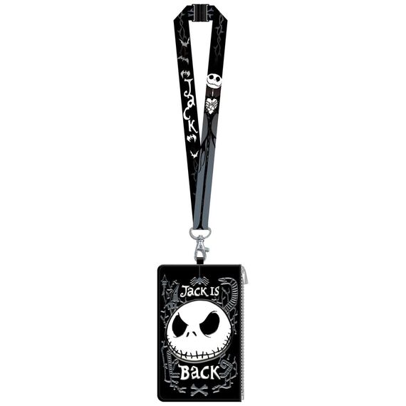 The Nightmare Before Christmas Lanyard with Pouch Passport Holder