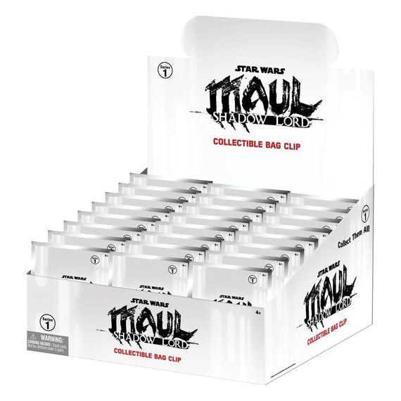 Star Wars: Maul - Shadow Lord 3D Foam Bag Clips Serie 1 Display (24)