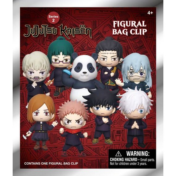 Jujutsu Kaisen 3D PVC Bag Clips Series 2 Display (24)