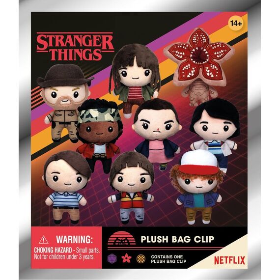 Stranger Things Plush Bag Clips Display (24)