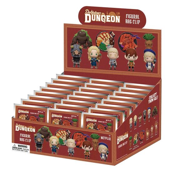 Delicious in Dungeon PVC Bag Clips Series 1 Display (24)