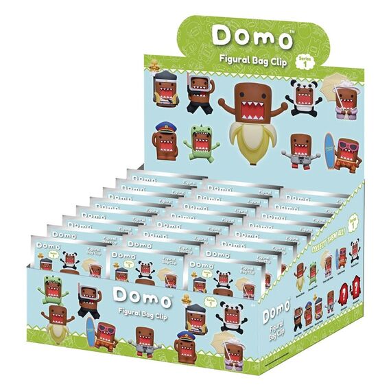 Domo-kun 3D PVC Bag Clips Series 1 Display (24)