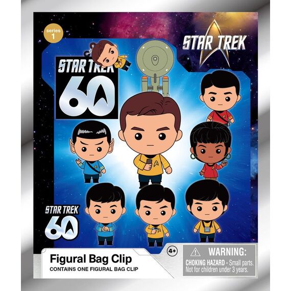 Star Trek 3D Foam Bag Clips Serie 1 Display (24)