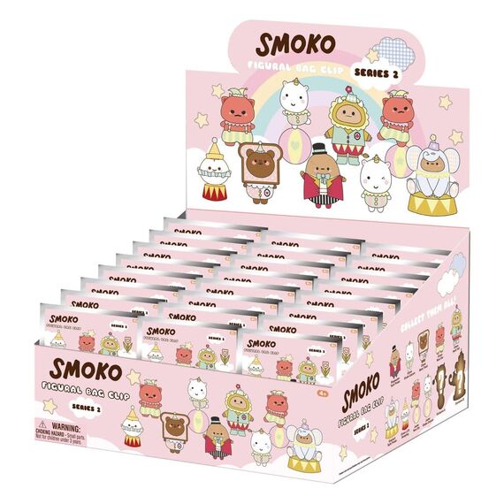 Smoko 3D PVC Bag Clips Series 2 Display (24)