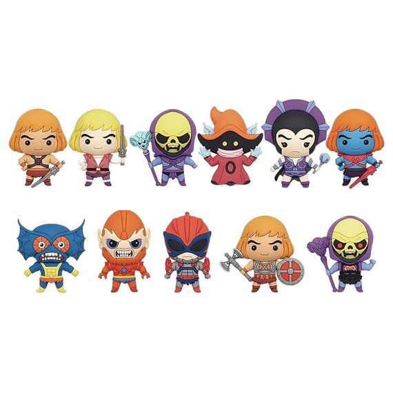 Masters of the Universe 3D Foam Bag Clips Movie Series 1 Display (24)