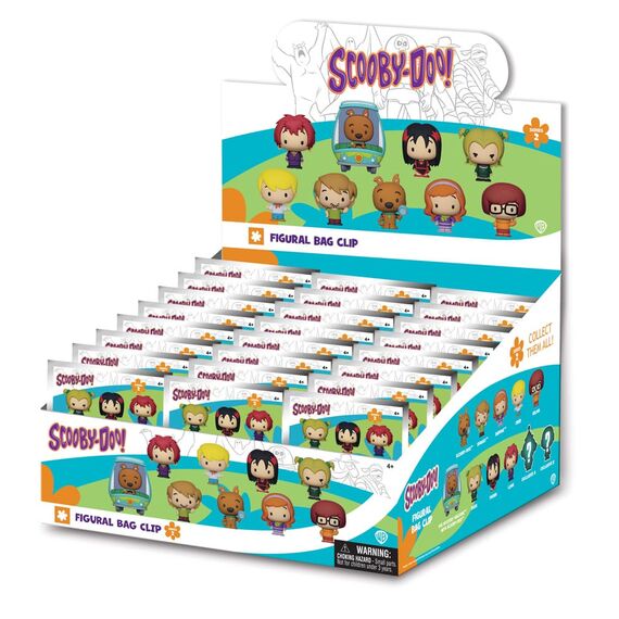 Scooby-Doo 3D PVC Bag Clips Series 2 Display (24)