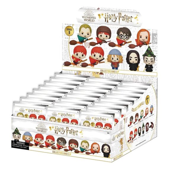 Harry Potter 3D Foam Bag Clips Series 9 Display (24)