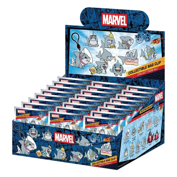 Marvel Rivals 3D Foam Bag Clips Jeff the Land Shark Series 17 Display (24)