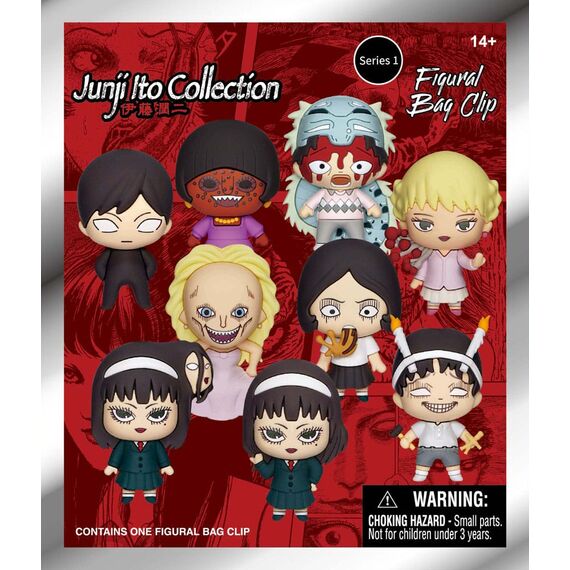 Junji Ito Collection PVC Bag Clips Series 1 Display (24)