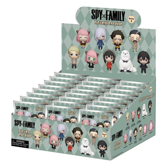 Spy x Family 3D Foam Bag Clips Series 2 Display (24)