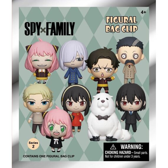 Spy x Family 3D Foam Bag Clips Series 2 Display (24)