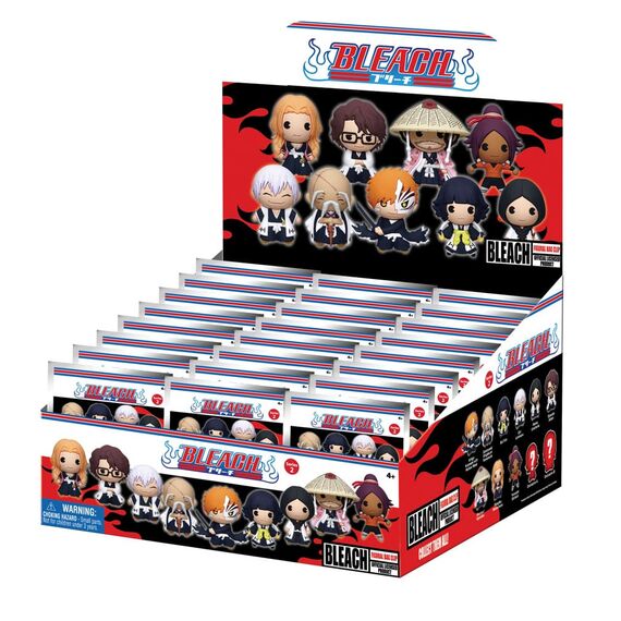 Bleach 3D PVC Bag Clips  Series 2 Display (24)