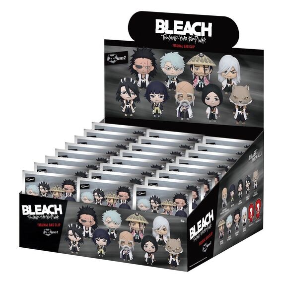 Bleach Thousand-Year Blood War 3D PVC Bag Clips Series 2 Display (24)