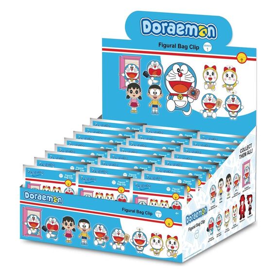 Doraemon 3D Foam Bag Clips Serie 1 Display (24)