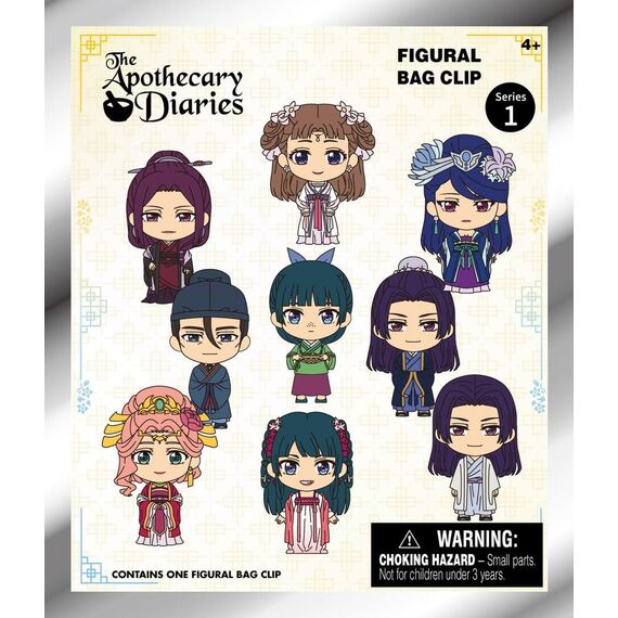 Apothecary Diaries 3D PVC Bag Clips Series 1 Display (24)