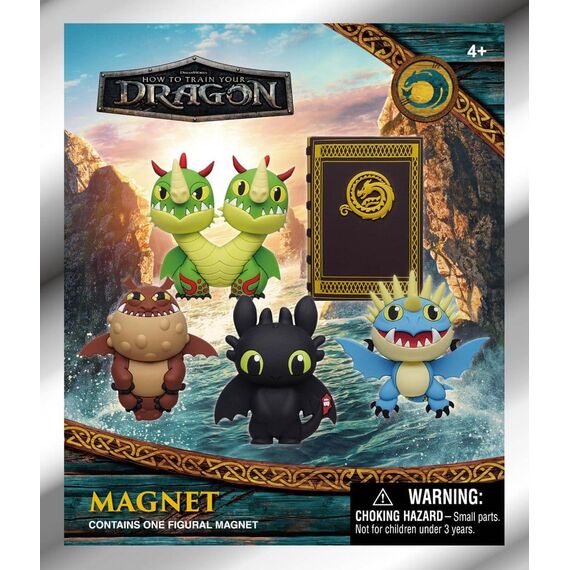 How to Train Your Dragon Magnets blind pack Series 1 Display (12)