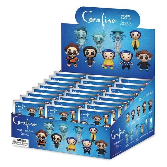 Coraline 3D Foam Bag Clips Series 2 Display (24)