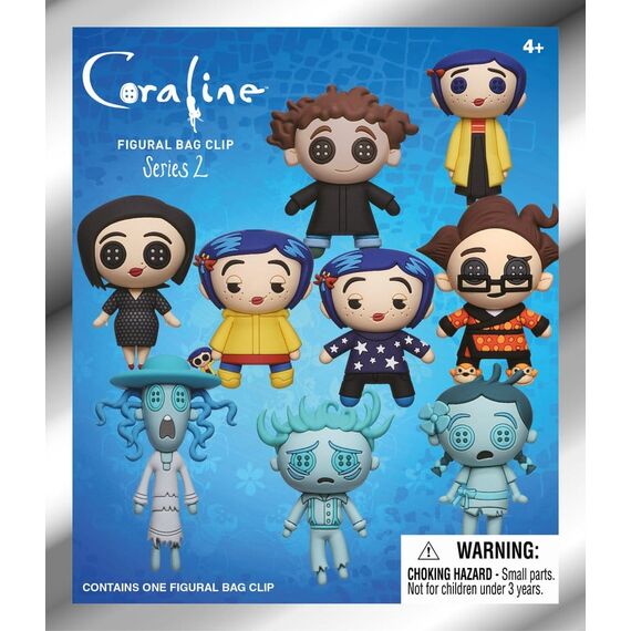 Coraline 3D Foam Bag Clips Series 2 Display (24)