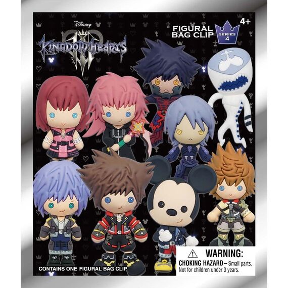 Kingdom Hearts 3D PVC Bag Clips Series 4 Display (24)