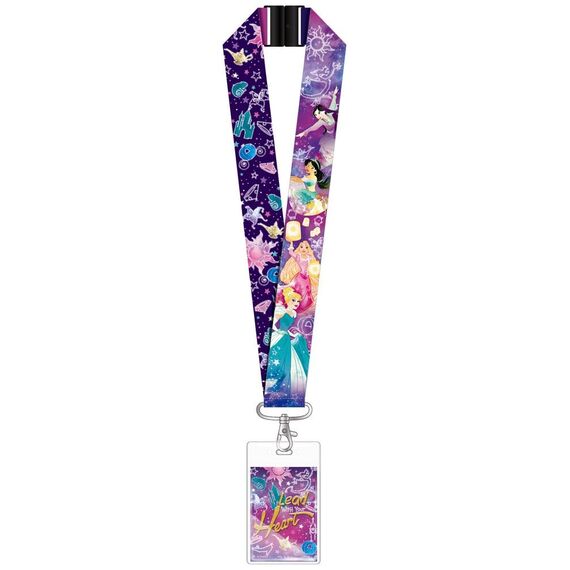 Disney Princess Deluxe Lanyard with Card Holder Lead with your heart