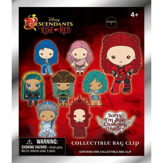 Descendants 3D Foam Bag Clips Series 1 Display (24)