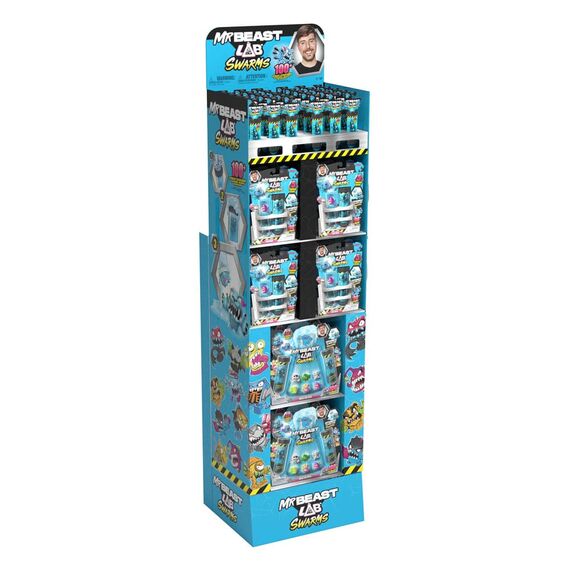 Mr. Beast Lab Swarms Mini Figures 12-pack 3 cm Display (50)
