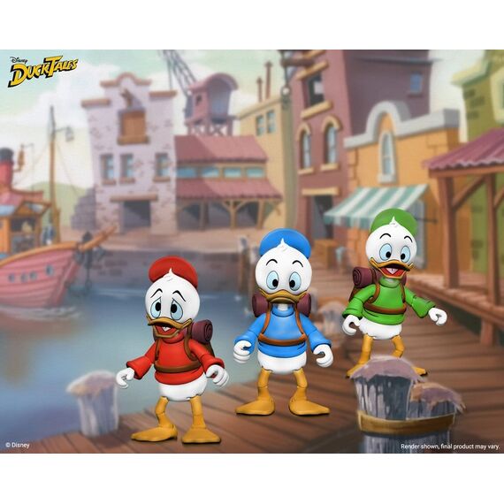 DuckTales Ultimate Action Figures 3-Pack Huey, Dewey, and Louie 18 cm