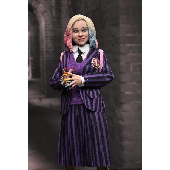 Wednesday Action Figures 2 Pack Wednesday Addams (Nevermore Uniform) and Enid 20 cm