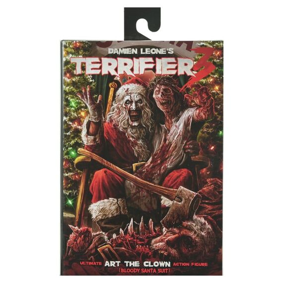 Terrifier 3 Action Figure Ultimate Santa Suit Art the Clown (Bloody Version) 18 cm