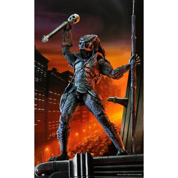 Predator 2 Action Figure City Hunter Poster Series 18 cm