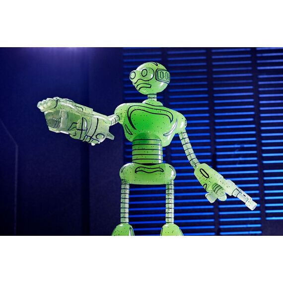 Teenage Mutant Ninja Turtles (Mirage Comics) Action Figure Transmat Fugitoid GID 18 cm
