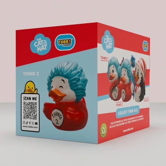 The Cat in the Hat Tubbz PVC Figure Thing 2 Boxed Edition 10 cm