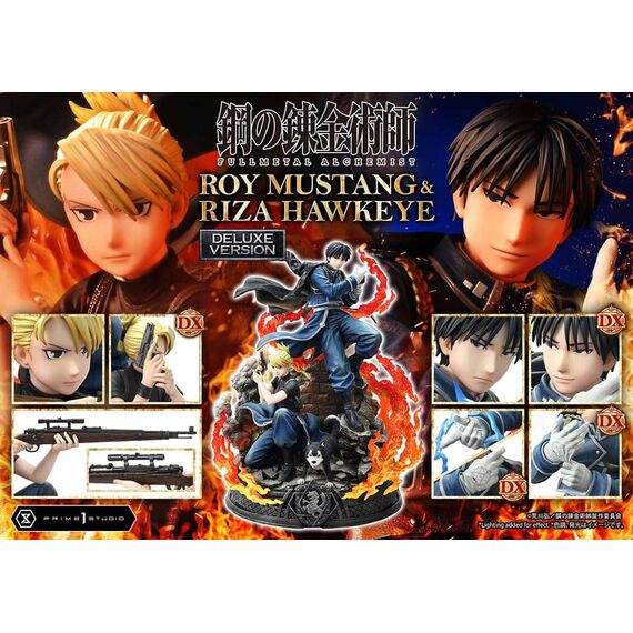 Fullmetal Alchemist Concept Masterline Statue 1/6 Roy Mustang & Riza Hawkeye Deluxe Bonus Version 50 cm