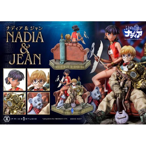 Nadia: The Secret of Blue Water Concept Masterline Series Statue 1/6 Nadia & Jean Bonus Ver. 35 cm